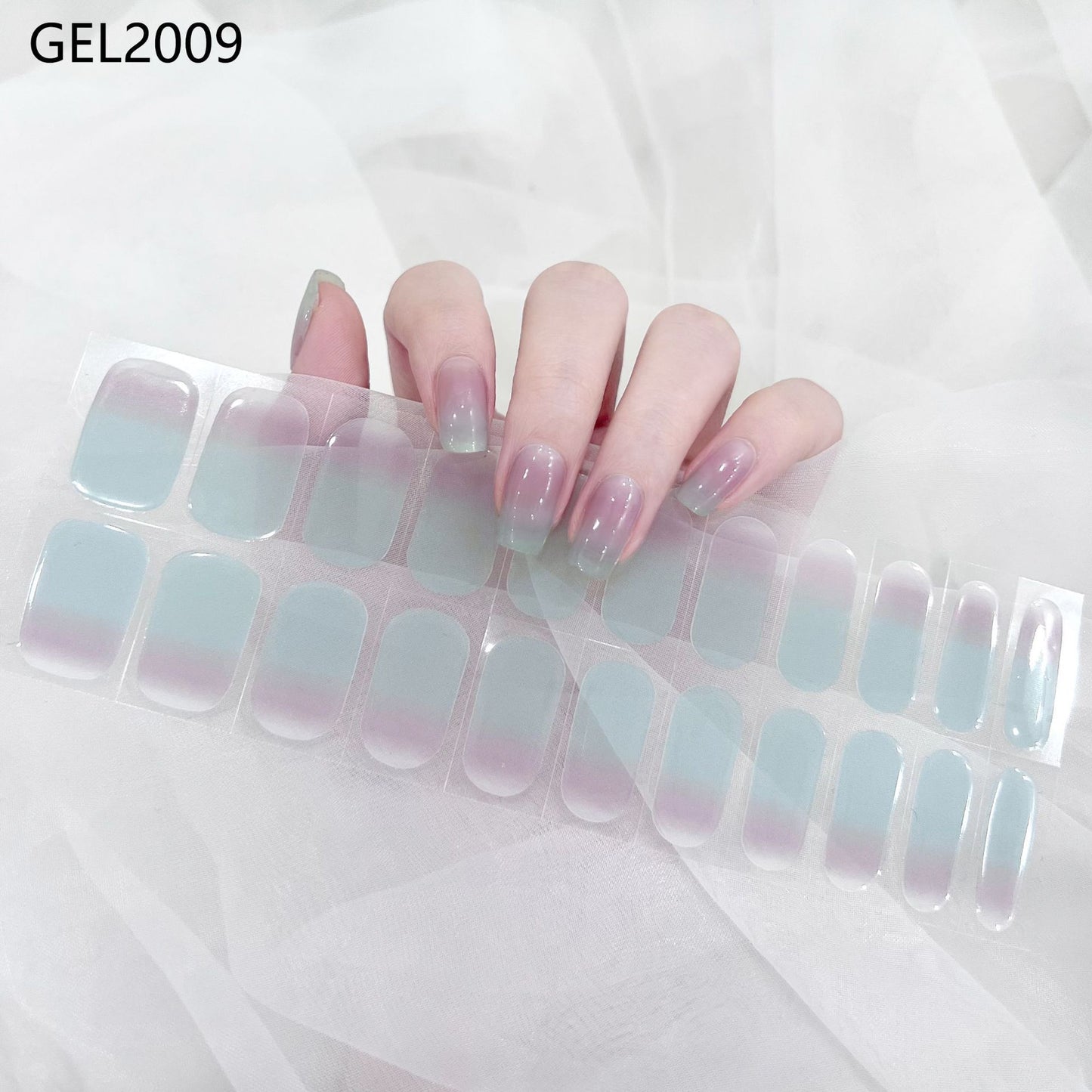Pure Color Onion Powder Baking-free Gel Nail Art