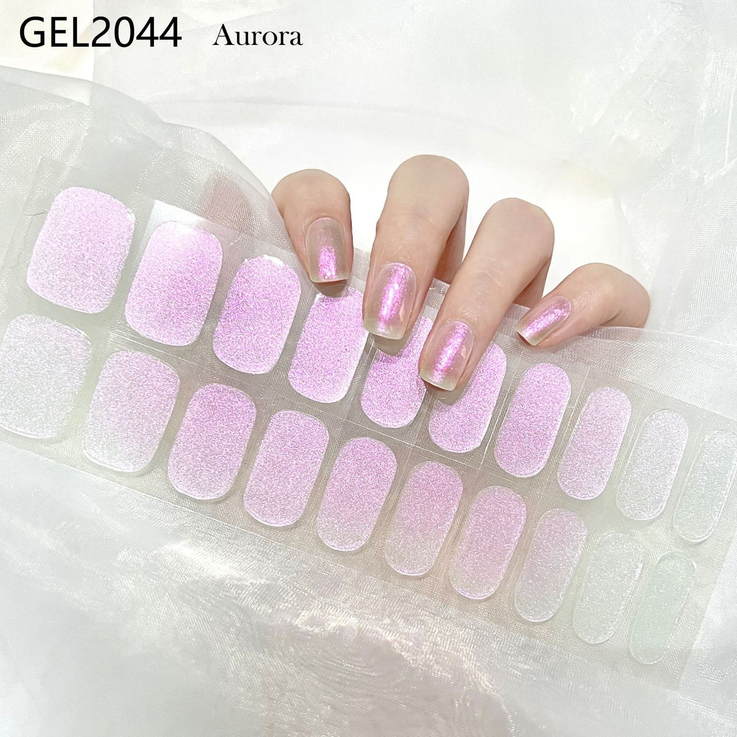 Pure Color Onion Powder Baking-free Gel Nail Art