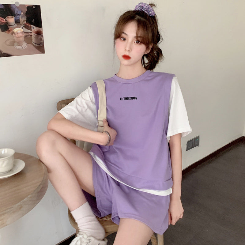 Two-piece sports casual wear