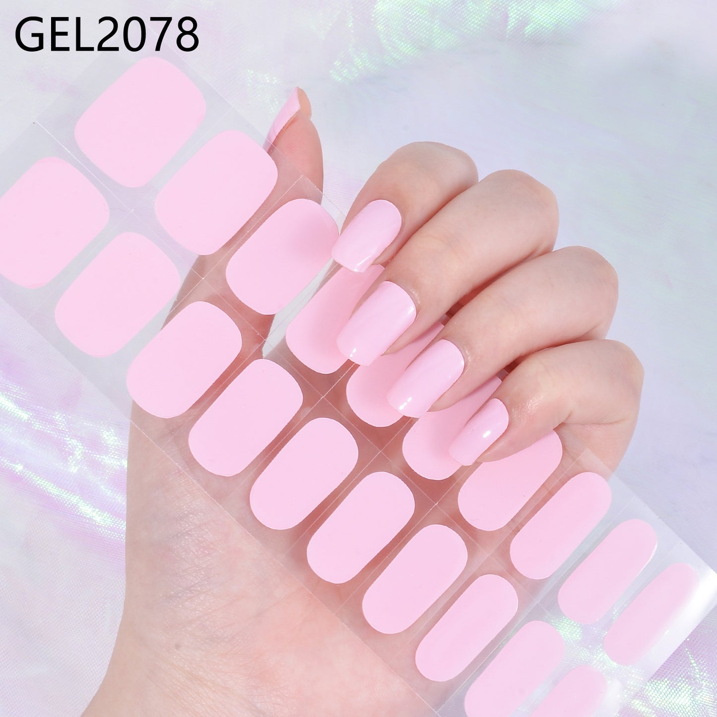 Pure Color Onion Powder Baking-free Gel Nail Art