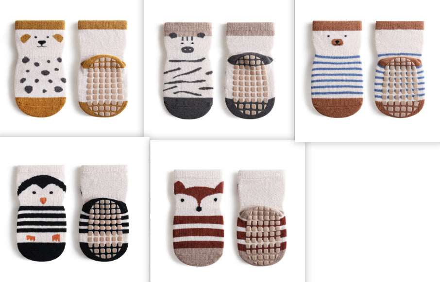 Baby Floor Socks Indoor Full Base Rubber Anti-slip Cooling Insulation Cylinder