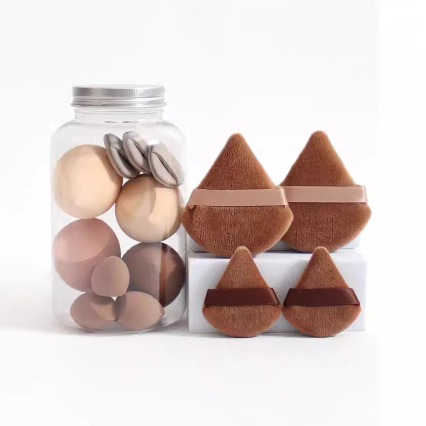 Soft And Delicate Triangle Powder Puff Dry And Wet Dual-use Oblique Cut Cosmetic Egg Beauty Blender