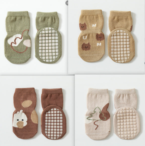 Baby Floor Socks Indoor Full Base Rubber Anti-slip Cooling Insulation Cylinder