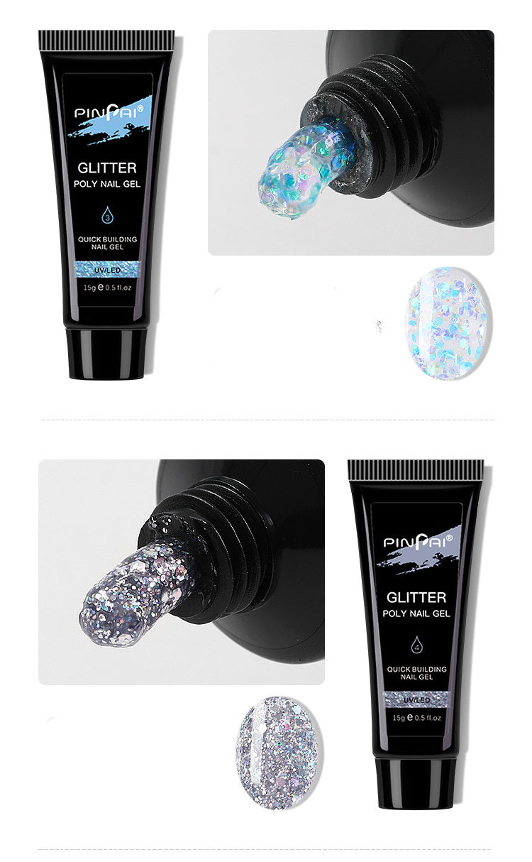 Nail Art Sequins Quickly Extend Nails