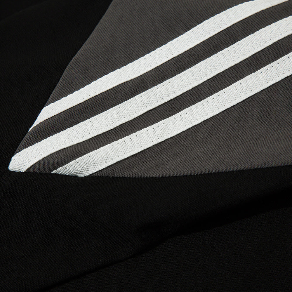 Letter Embroidered Long Sleeve T-shirt Men