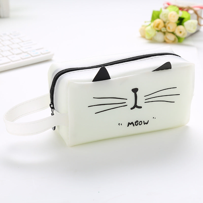 Creative Cartoon Black And White Zip Pencil Pouch
