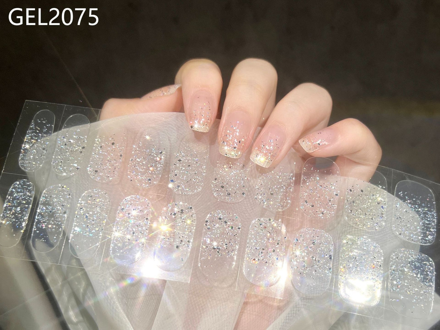 Pure Color Onion Powder Baking-free Gel Nail Art